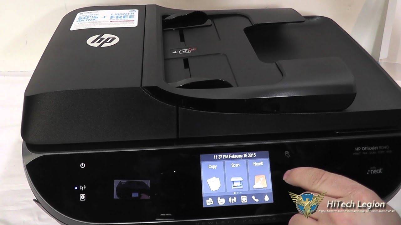 HP OfficeJet 8040 Overview w/ Neat Software