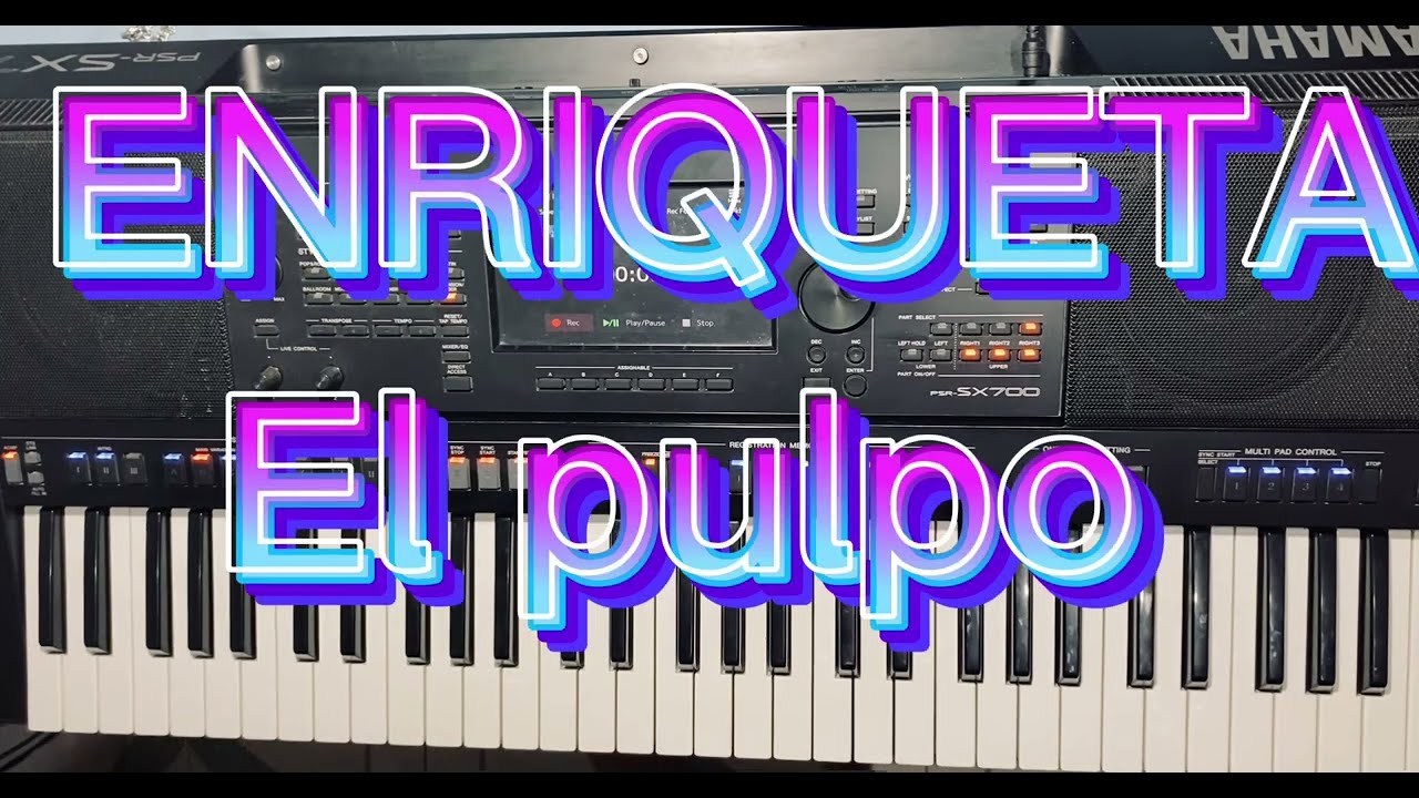 ENRIQUETA el pulpo tutorial teclado
