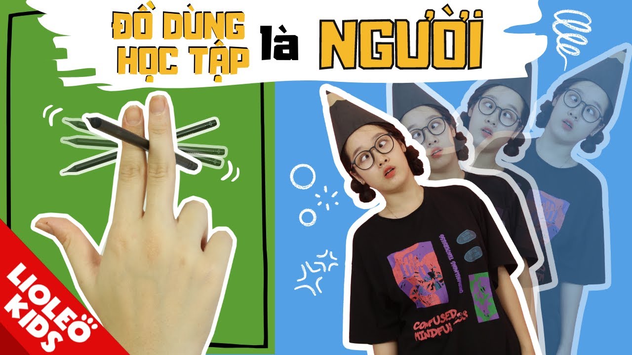 NẾU ĐỒ DÙNG HỌC TẬP LÀ CON NGƯỜI - Tài quay bút CỰC ĐỈNH của học sinh LHSQ!!!