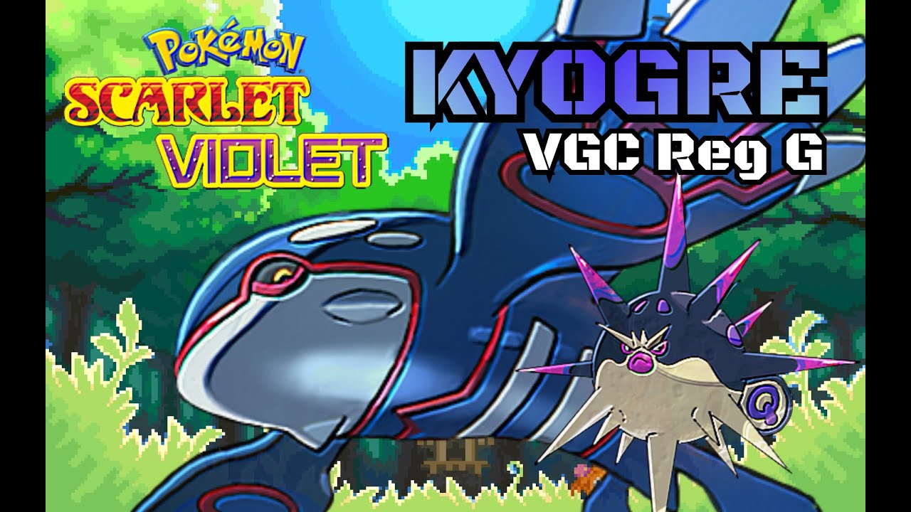 Equipo de KYOGRE para VGC Regulación G | Pokémon Escarlata y Púrpura