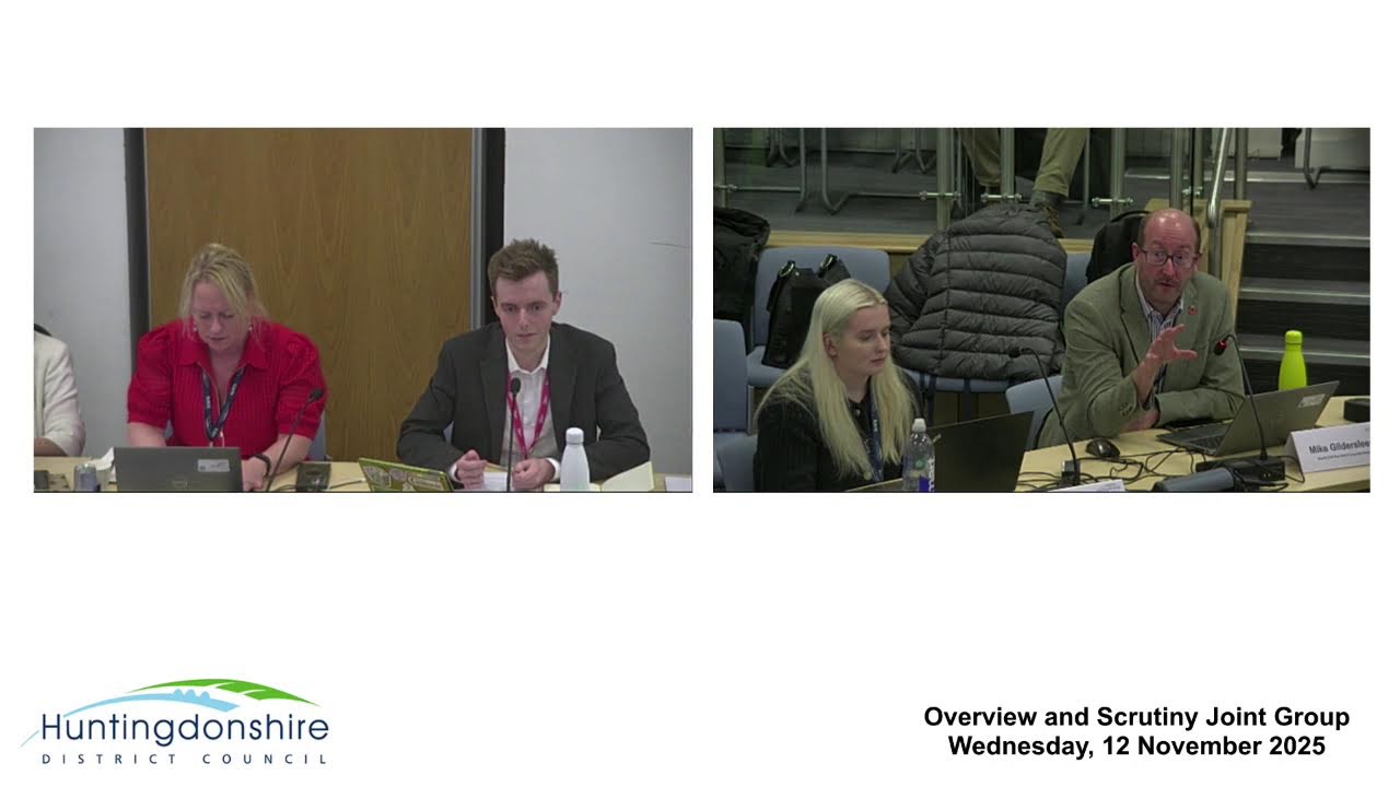 Overview and Scrutiny Joint Group - Wednesday, 12 November 2025 7:00 pm