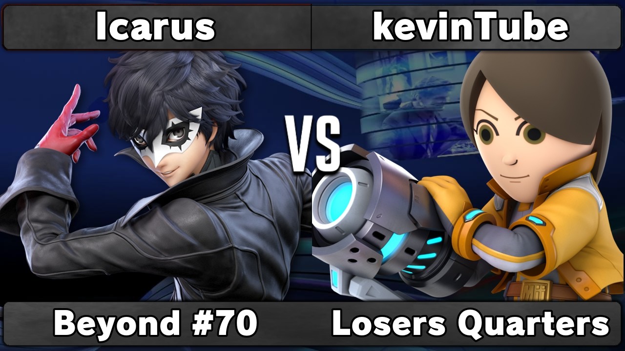 Icarus (Joker) vs kevinTube (Mii Gunner) | Losers Quarters | Beyond #70