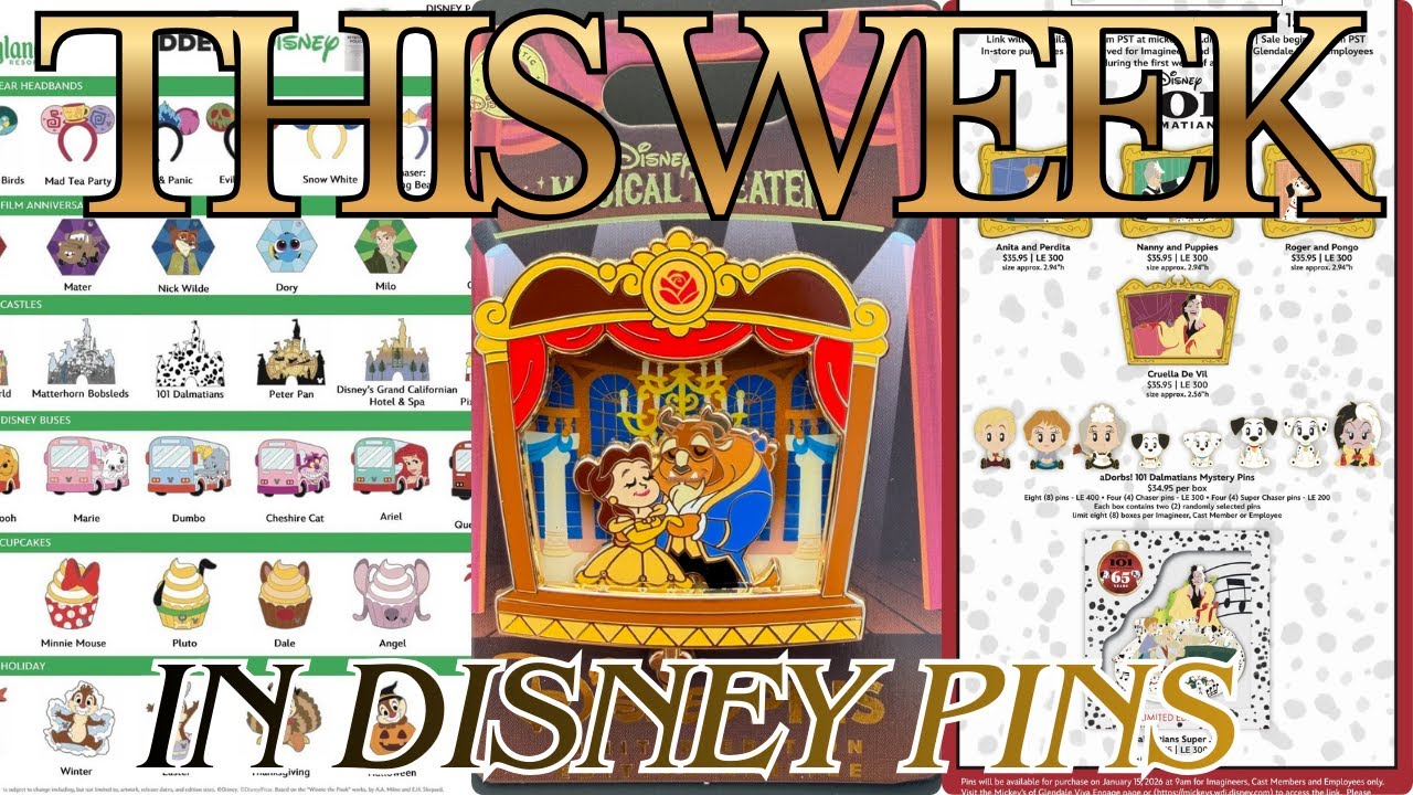 Another set of adorbs, Festival of the Arts, and new 2026 Hidden Disney pin previews | TWIP ep. 25