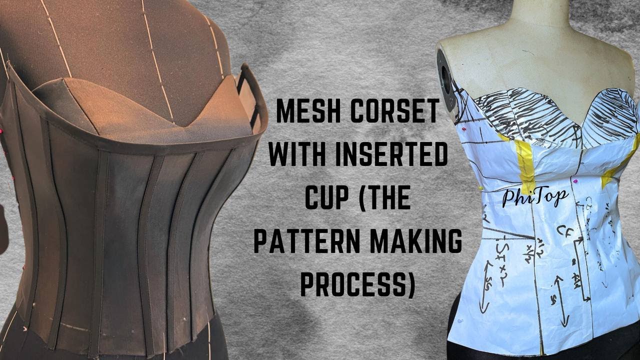 MESH CORSET WITH INSERTED CUP
