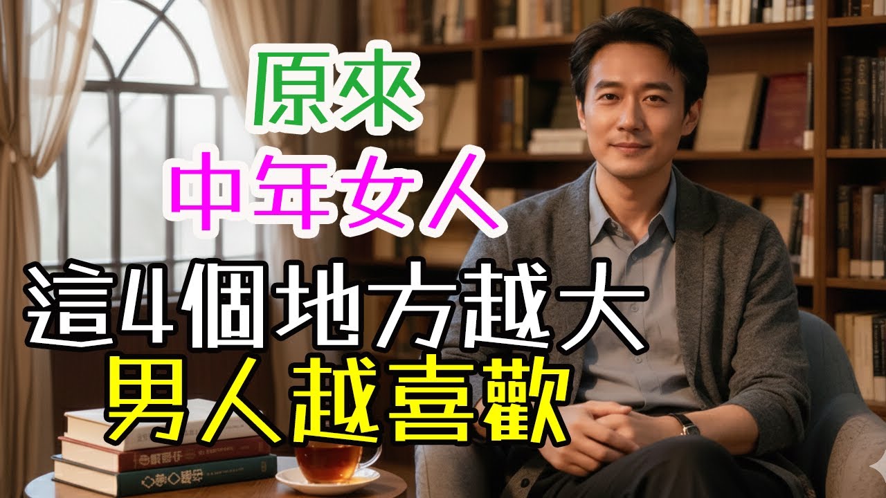 原來中年女人，這4個地方越大，男人越喜歡.#中年女人 #男人喜歡 #格局 #膽識 #圈子 #能量 #自我成長 #生命力 #大女主 #情感市場 #吸引力 #高級男人 #婚姻 #自我萎縮 #靈魂共振 #