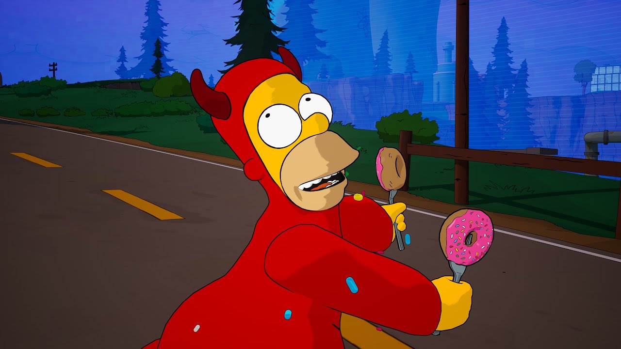 Homer Simpson (Evil Homer) | Fortnite CH6MS2 Showcase Gameplay