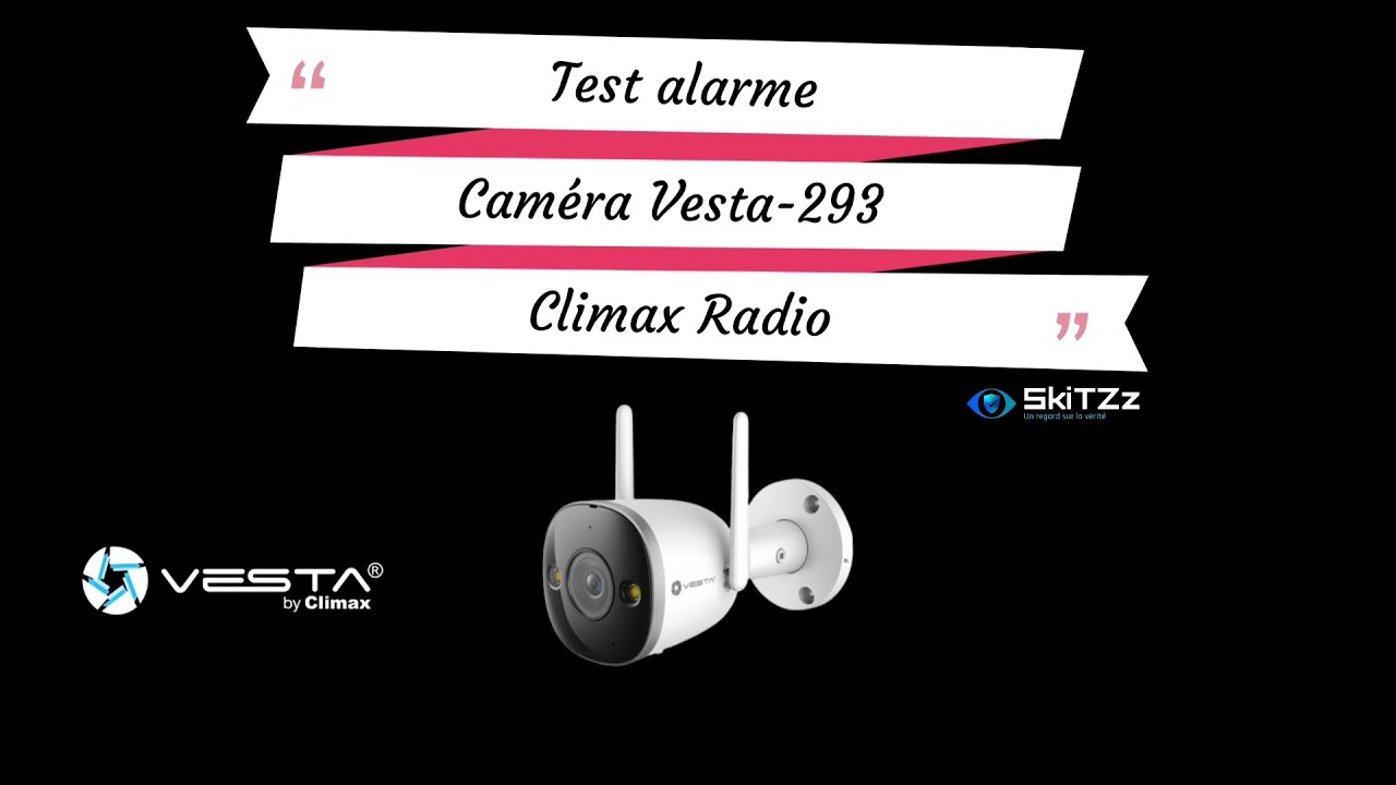 caméra vesta-293 pas chère et efficace système d'alarme domestique centrale Vesta radio