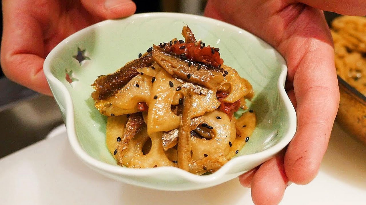 아삭아삭한 연근요리 젓가락이 멈추질않는 밥반찬 How to Eat Lotus Root in Japanese Way. | Renkon