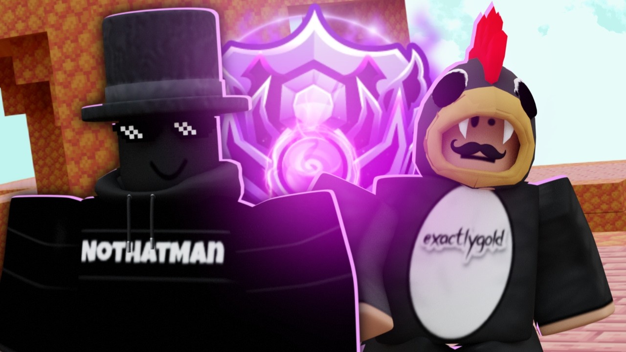 I DUO Queued Ranked With @exactlygold in Roblox Bedwars..