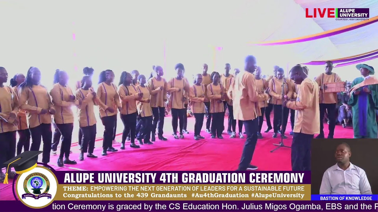 ALUPE UNIVERSITY 4TH GRADUATION CEREMONY [LIVE]