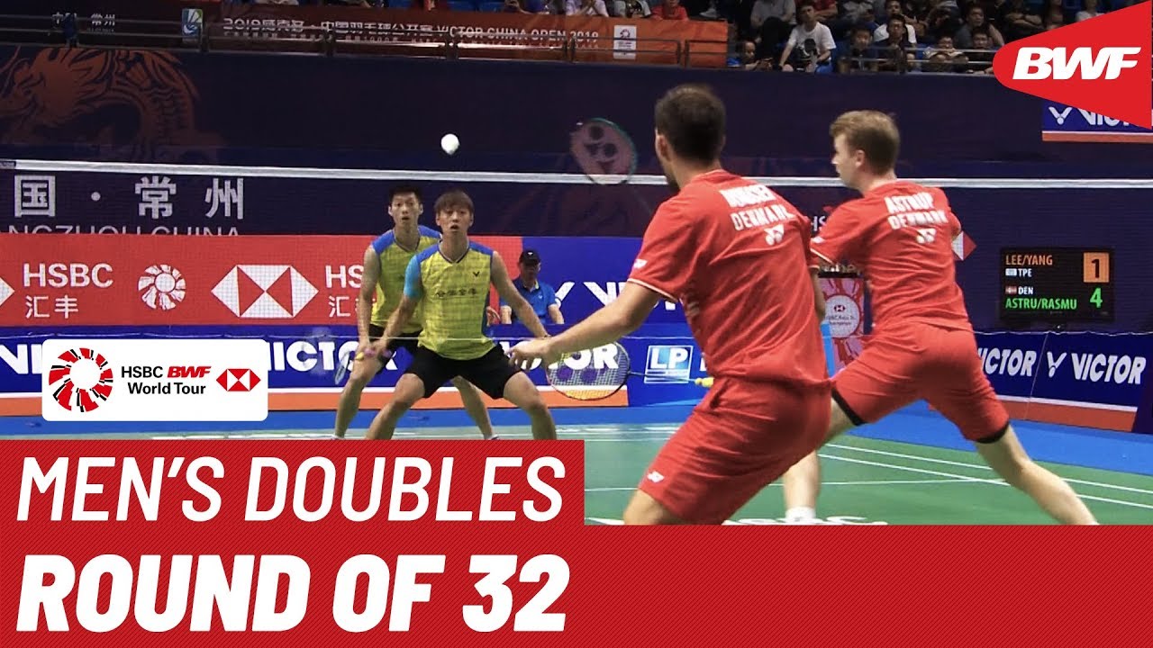 R32 | MD | LEE/YANG (TPE) vs. ASTRUP/RASMUSSEN (DEN) [8] | BWF 2019
