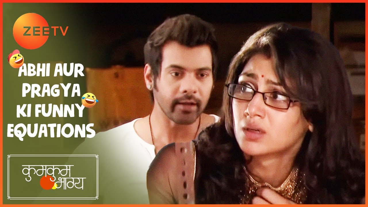 Abhi-Pragya छुप रहे हैं गुंडों से! | Kumkum Bhagya | Abhi aur Pragya ki Funny Equations | Zee TV