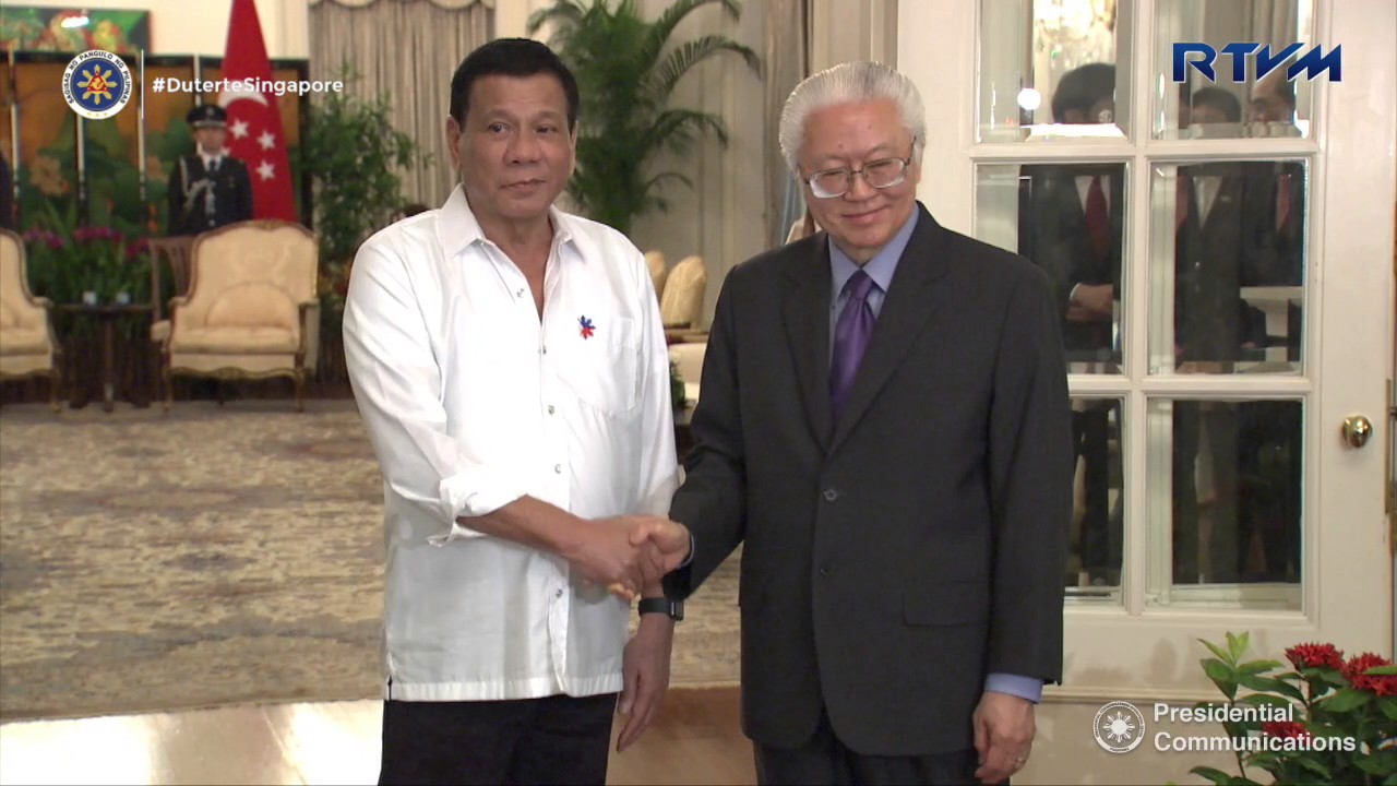 Meeting with President Tony Tan Keng Yam 12/15/2016