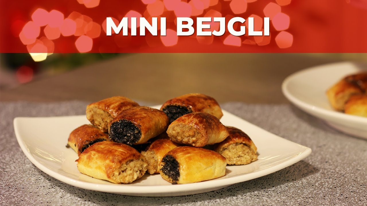 Mini bejgli videó recept (bejgli falatkák)