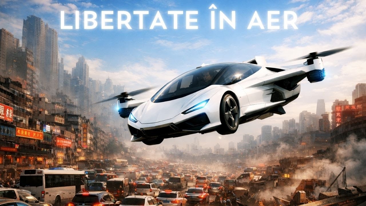 CHINA SFIDEAZĂ TRAFICUL: Mașina Zburătoare Care Va Schimba Orașele Pentru Totdeauna
