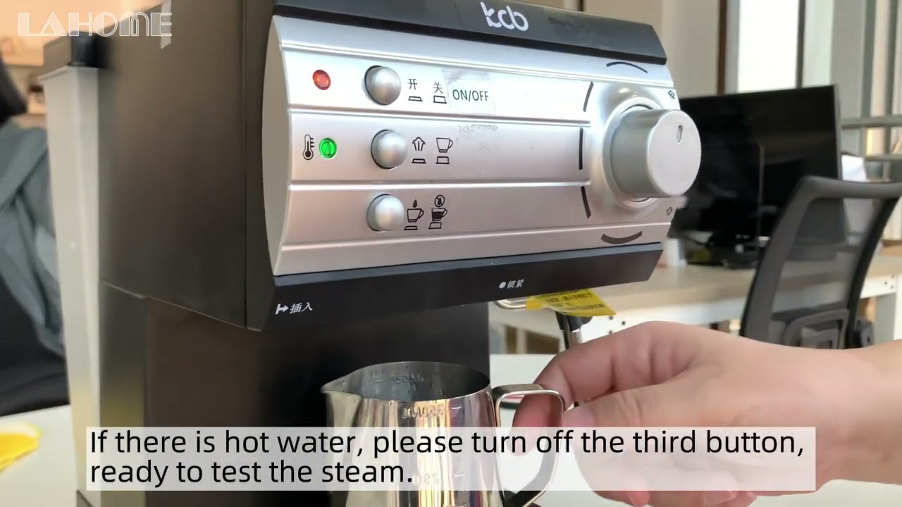 How To Test The Espresso Machine - KF6001
