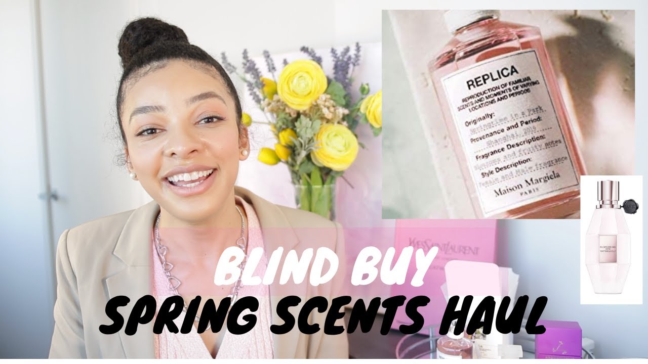 New Spring fragrance unboxing Replica springtime in the park flowerbomb dew, aromatherapy associates