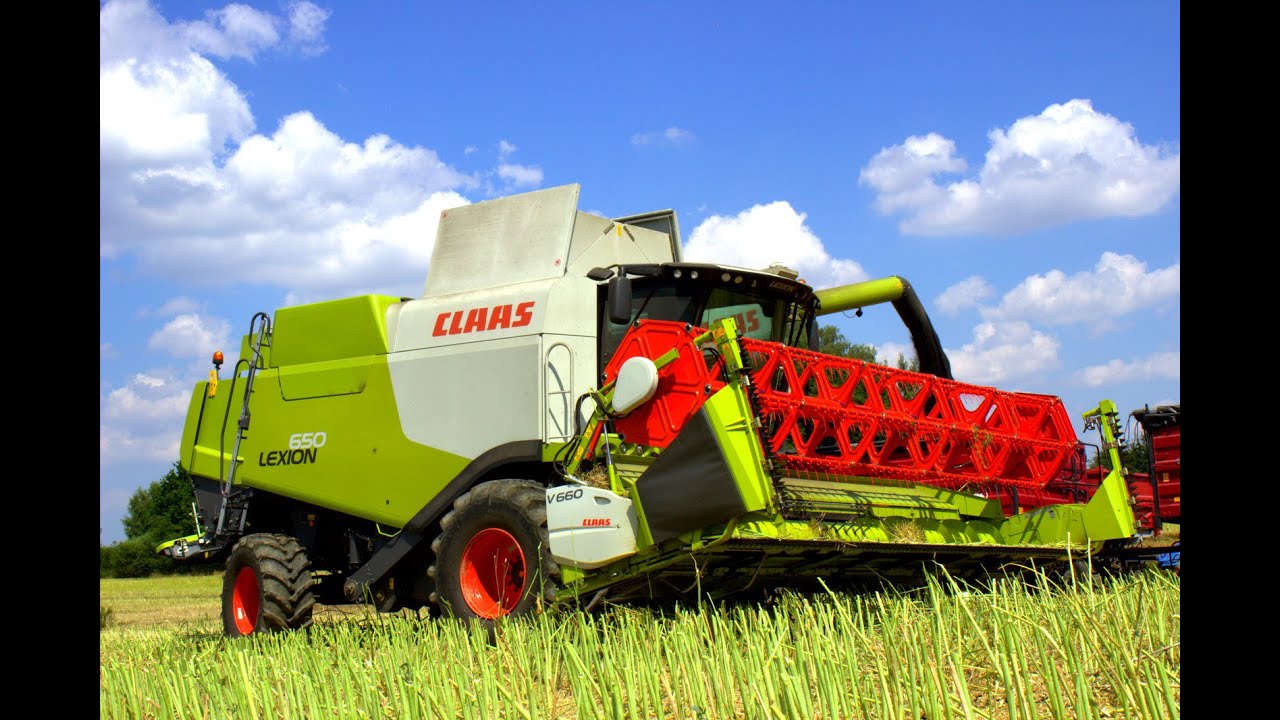 Zniwa 2014 - Harvest Raps - Claas Lexion 650 John Deere 6630