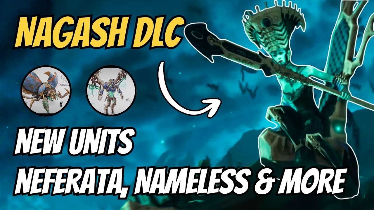 Nagash DLC REVEALED, New Units, Neferata, Nameless & 9 Mortarchs | Total War Warhammer 3