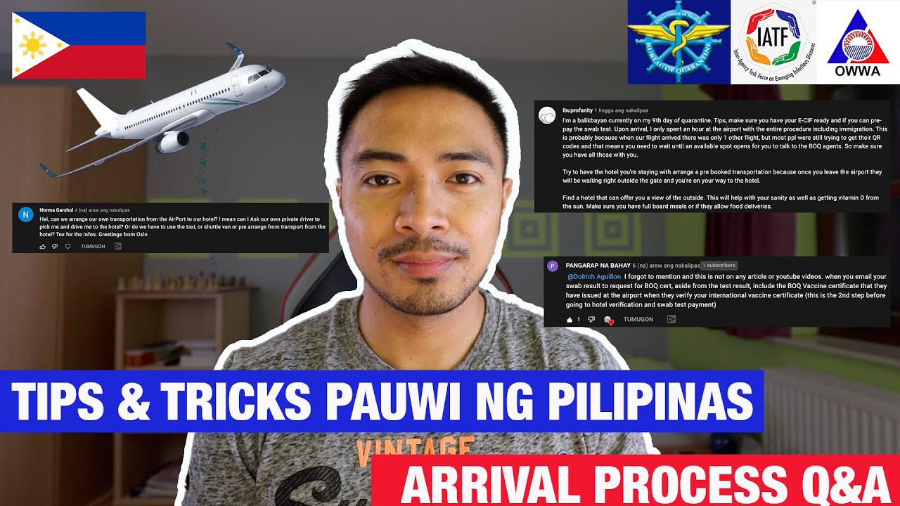 TIPS AND SUGGESTIONS KUNG UUWI KA NG PILIPINAS (Q&A, COMMENTS  & SUGGESTIONS FOR OFWS & NON-OFWS)