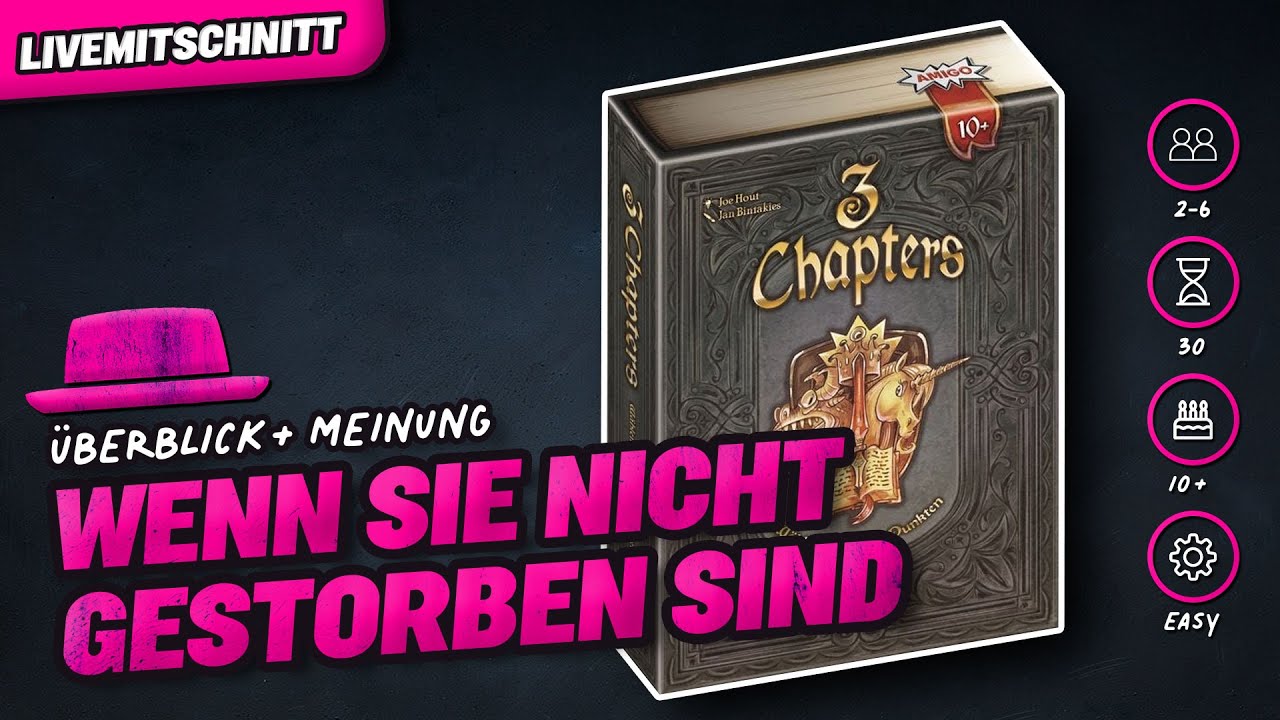3 CHAPTERS - Amigo - Brettspiel - Der Pile ist geil
