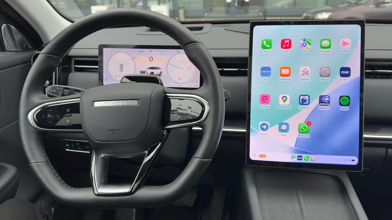 Обзор Jaecoo 7 с Apple CarPlay