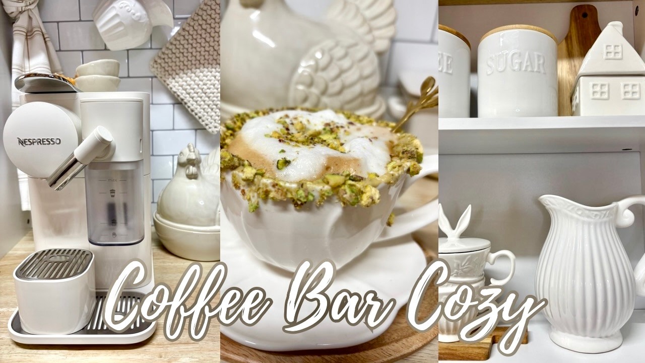 Decoraci&oacute;n neutra para un coffee bar acogedor 🌿☕