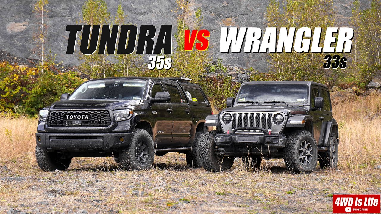 Toyota Tundra vs Jeep Wrangler Rubicon - Off-Road Comparison