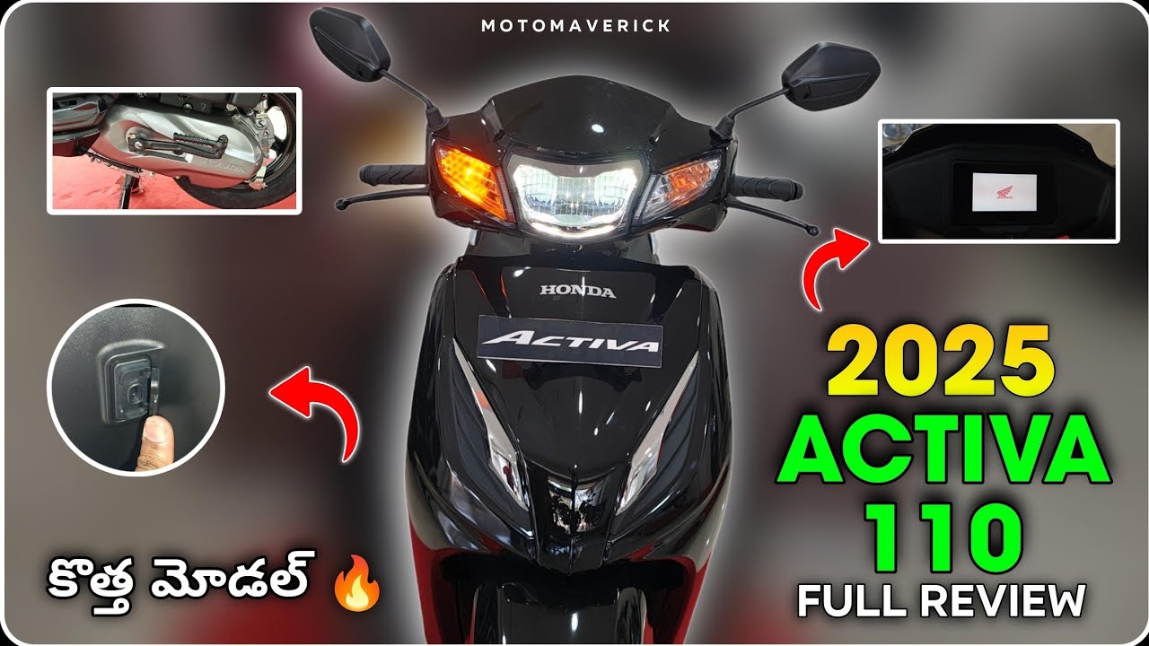 2025 New Honda Activa 110 Scooty Full Review In Telugu | Price & Specifications Explained In Telugu