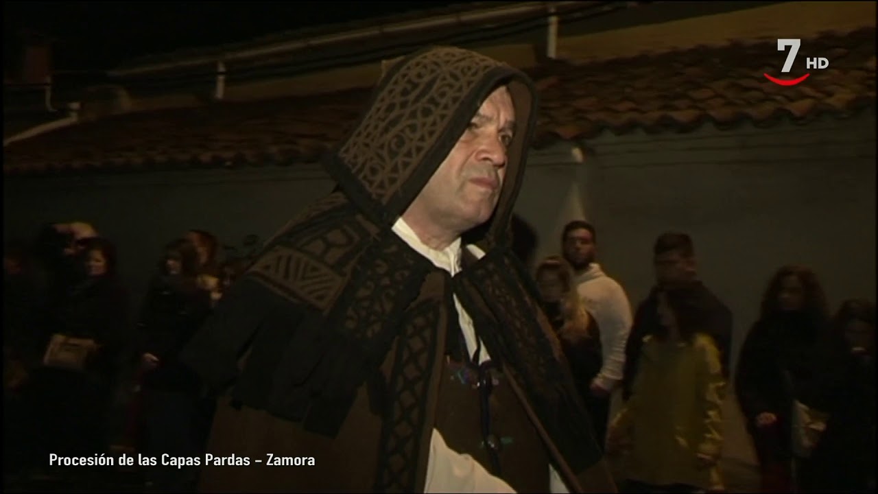 Jueves Santo. Procesión de las Capas Pardas, Zamora y del Nazareno, Quintana del Pidio, Burgos