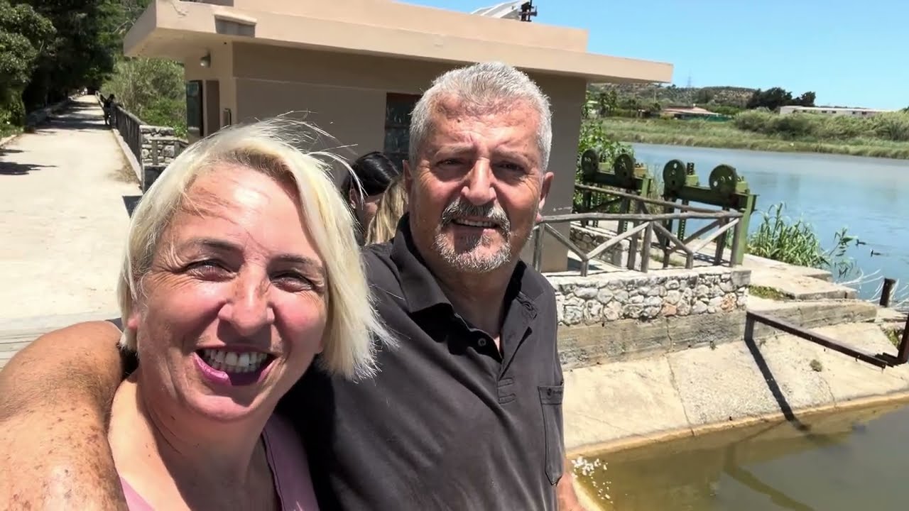 Lake Agia near to Chania Crete