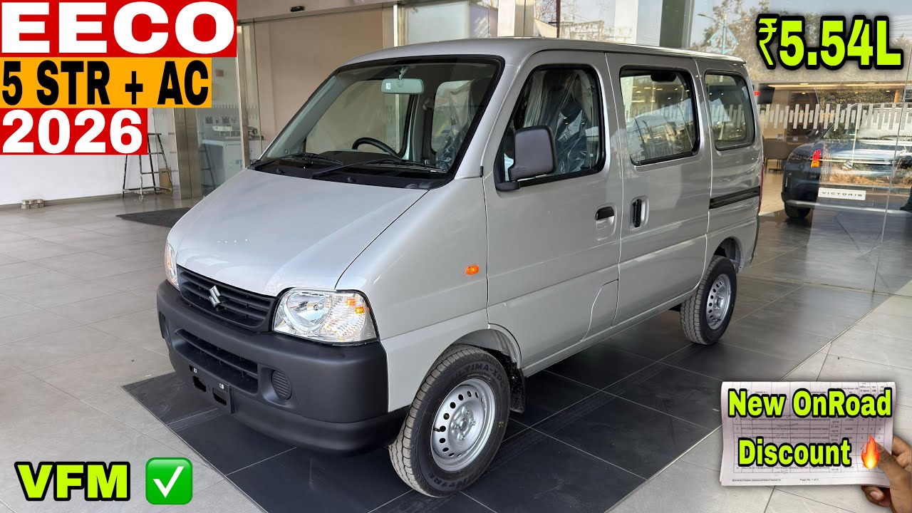 New Maruti Eeco 5 Seater + AC | 2026 ✅ ₹Price OnRoad Mileage Features & Review