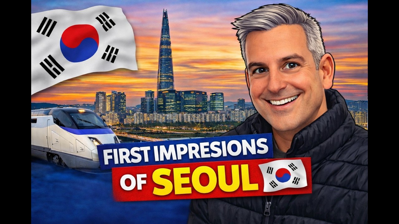 Поездка из Пусана в Сеул на скоростном поезде 🇰🇷 Первые впечатления от столицы Кореи