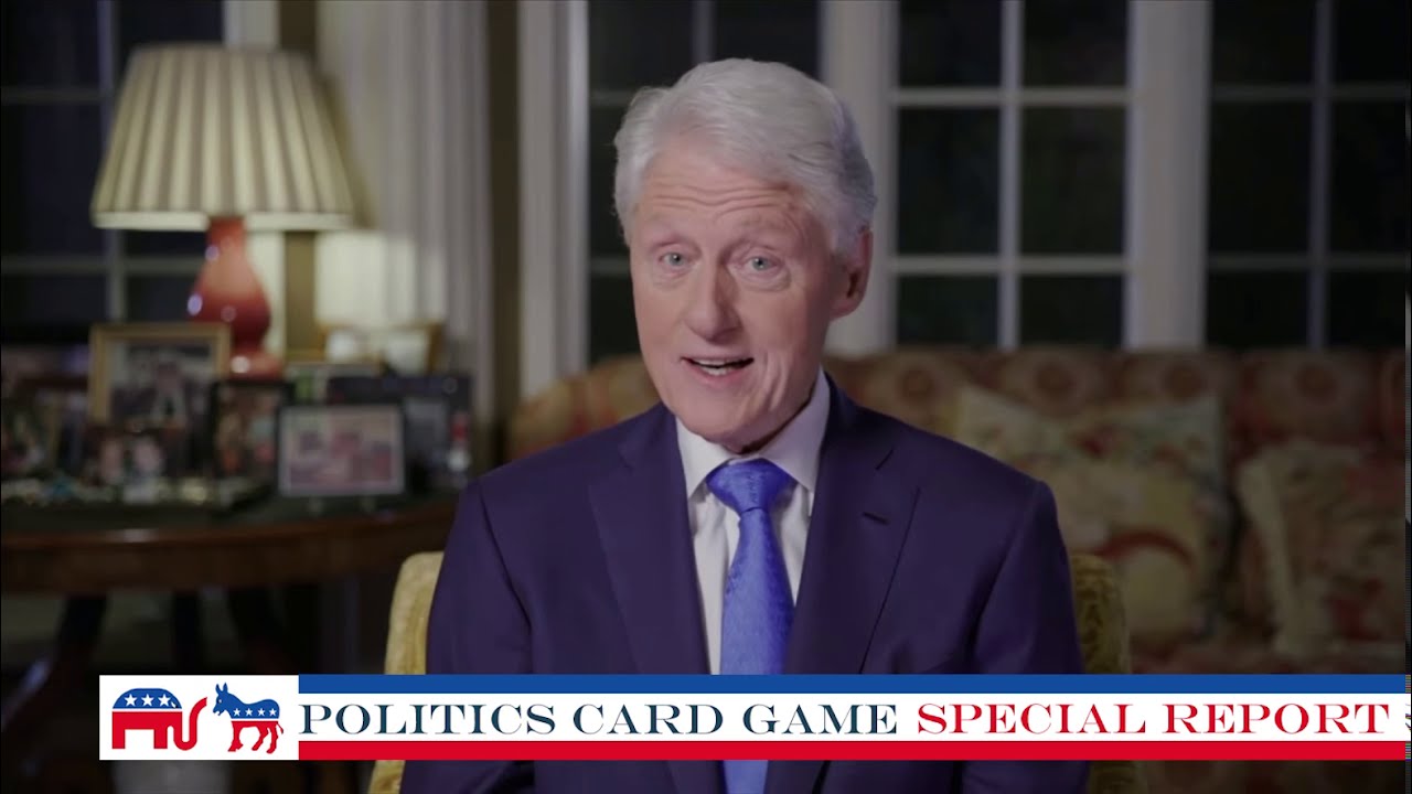 President Clinton explains Politics Card Game