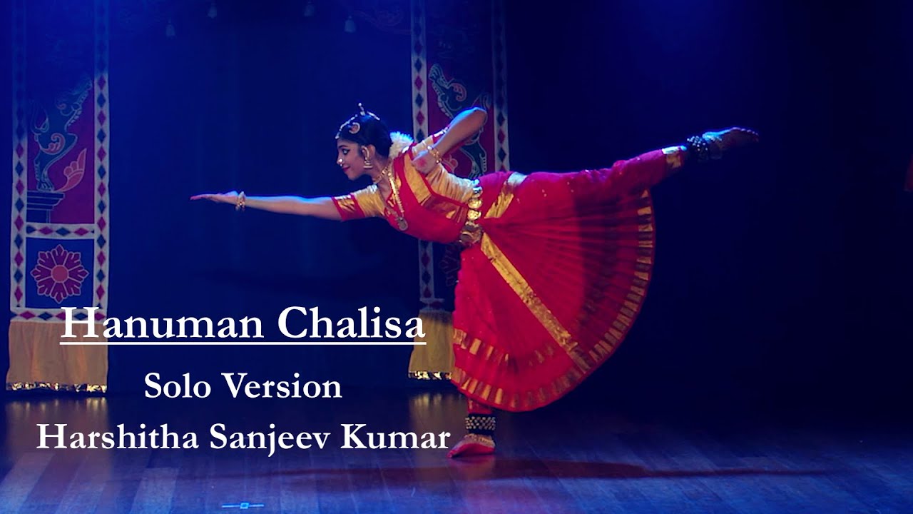 Hanuman Chalisa - Solo version by Harshitha Sanjeev Kumar - Sridevi Nrithyalaya - Bharathanatyam