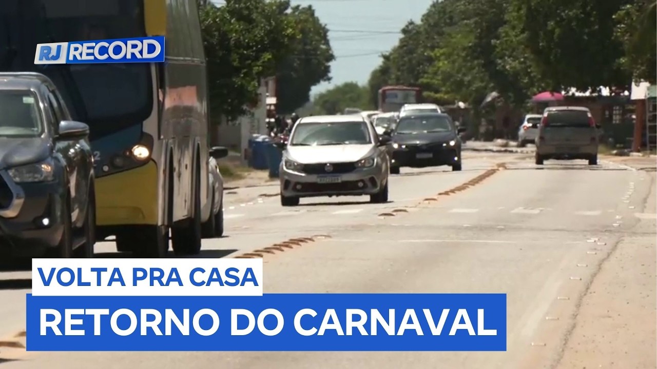 Acabou a folia: fim do feriadão de Carnaval intensifica movimento nas estradas e rodoviárias