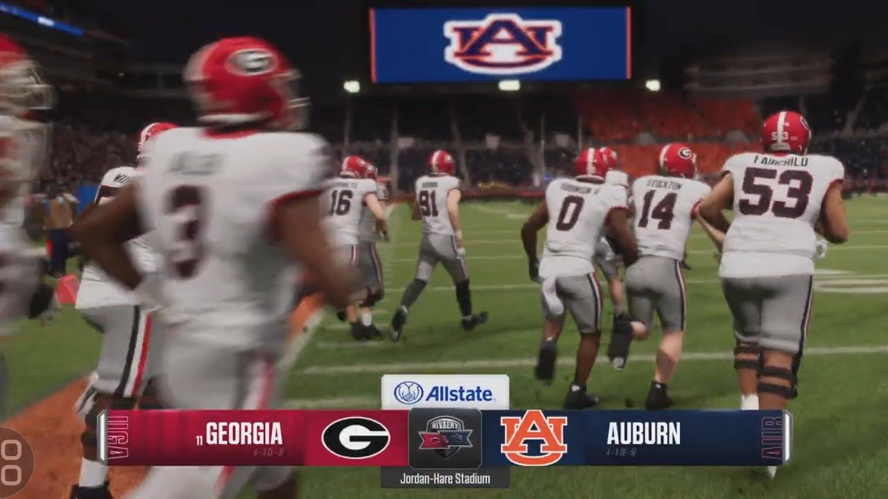 Week 12: 11 Georgia @ Auburn