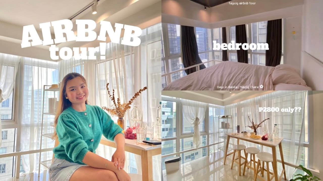 My Manila Diaries | Chill & Raw Airbnb Tour in Taguig!