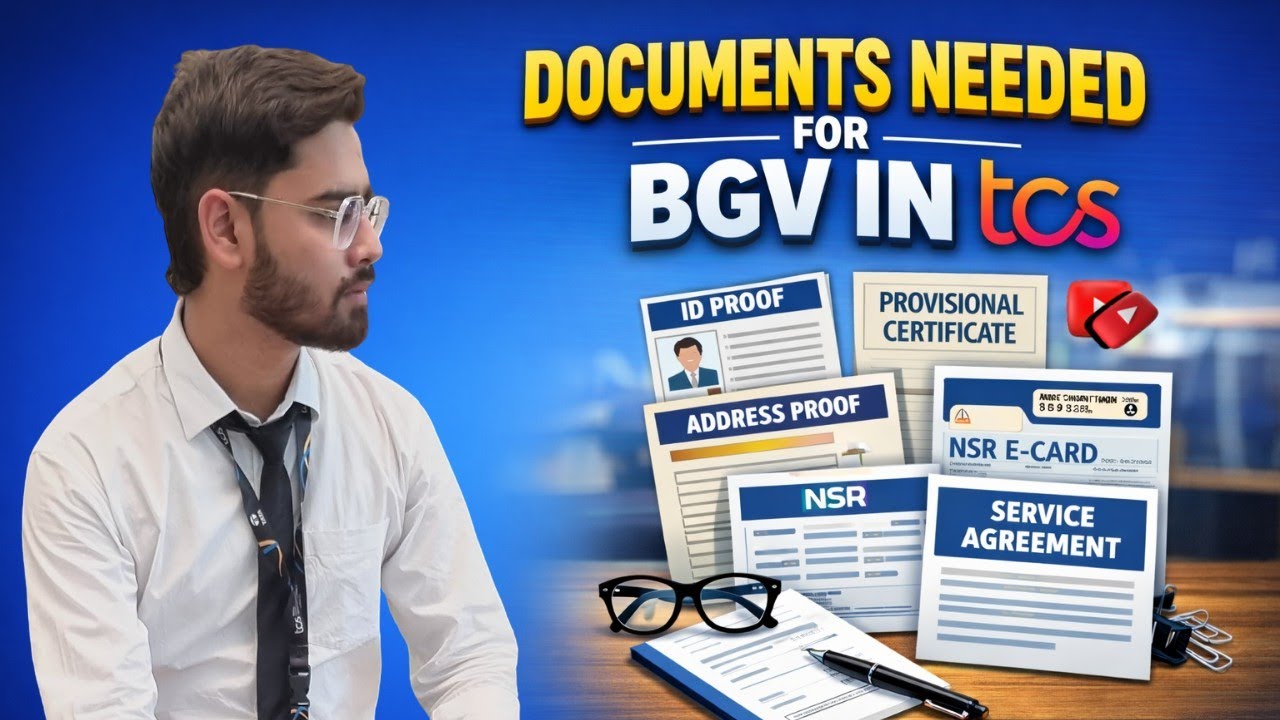 Documents Required For BGV In TCS | How To Apply For NSR E-CARD | All Documents Information for TCS