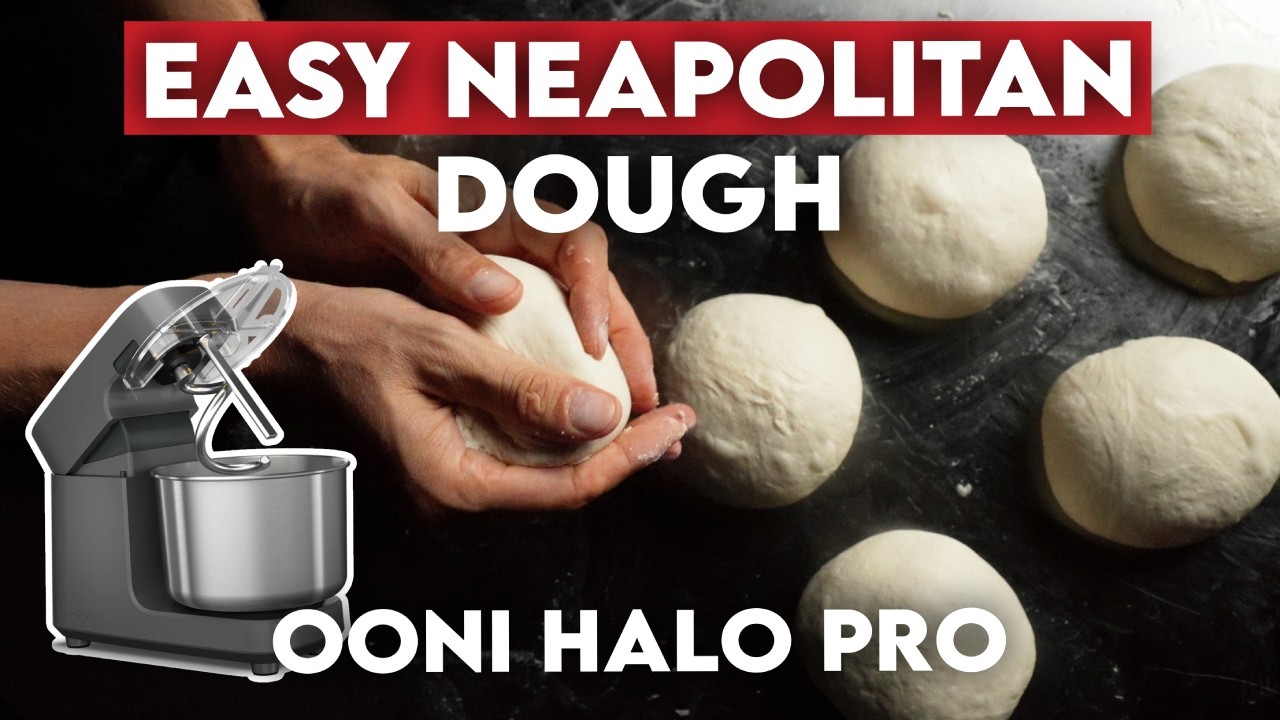 How to Make Neapolitan Pizza Dough in the Ooni Halo Pro Mixer