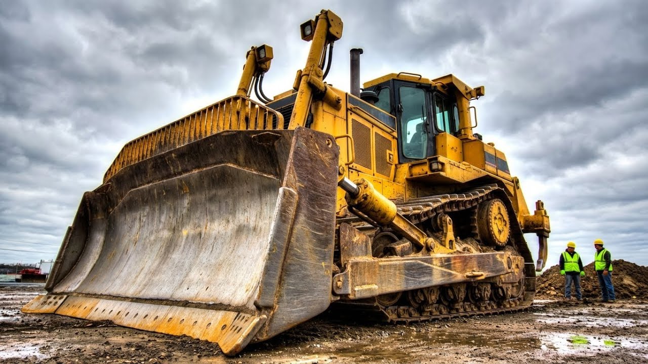 Inside a Modern Bulldozer Factory: From Massive Steel Plates to Earth-Moving Power (Full Process)