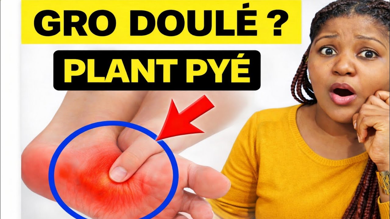 Solisyon pou doulè anba plant pyé /ou paka Fè 5 Minit kanpé...