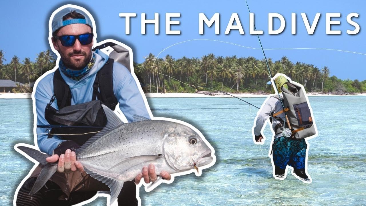 Exploring New Reef For Fishing Giant Trevally (Maldives On The Fly Episode 3)