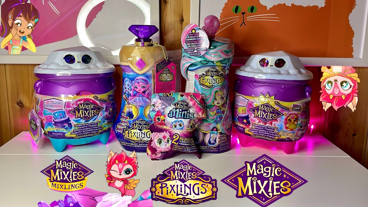MAGIC MIXIES🪄🔮 Opening 5 Different Magical Toys!✨ Fun Unboxing ASMR! 🪅