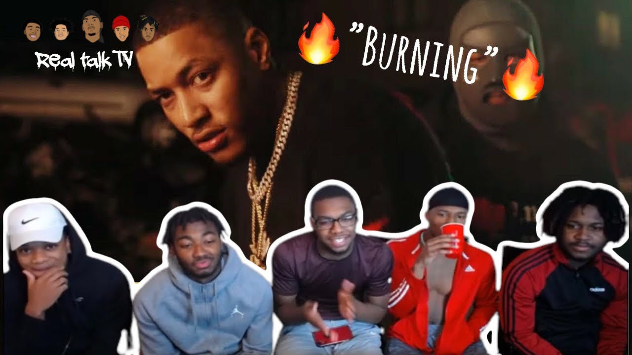AMERICANS REACT| M Huncho x Dutchavelli - Burning [Music Video] | #GRM10