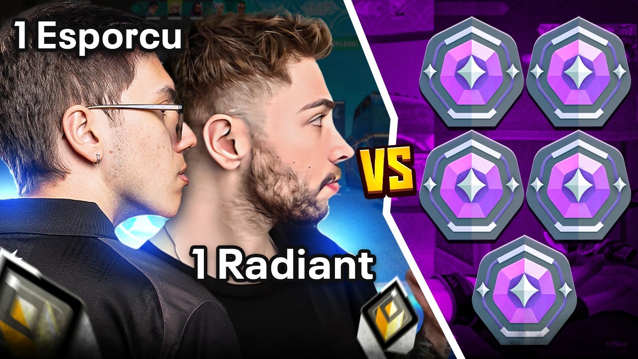 1 RADIANT, 1 ESPORCU vs 5 ELMAS | Valorant (Woot & CombatRy)