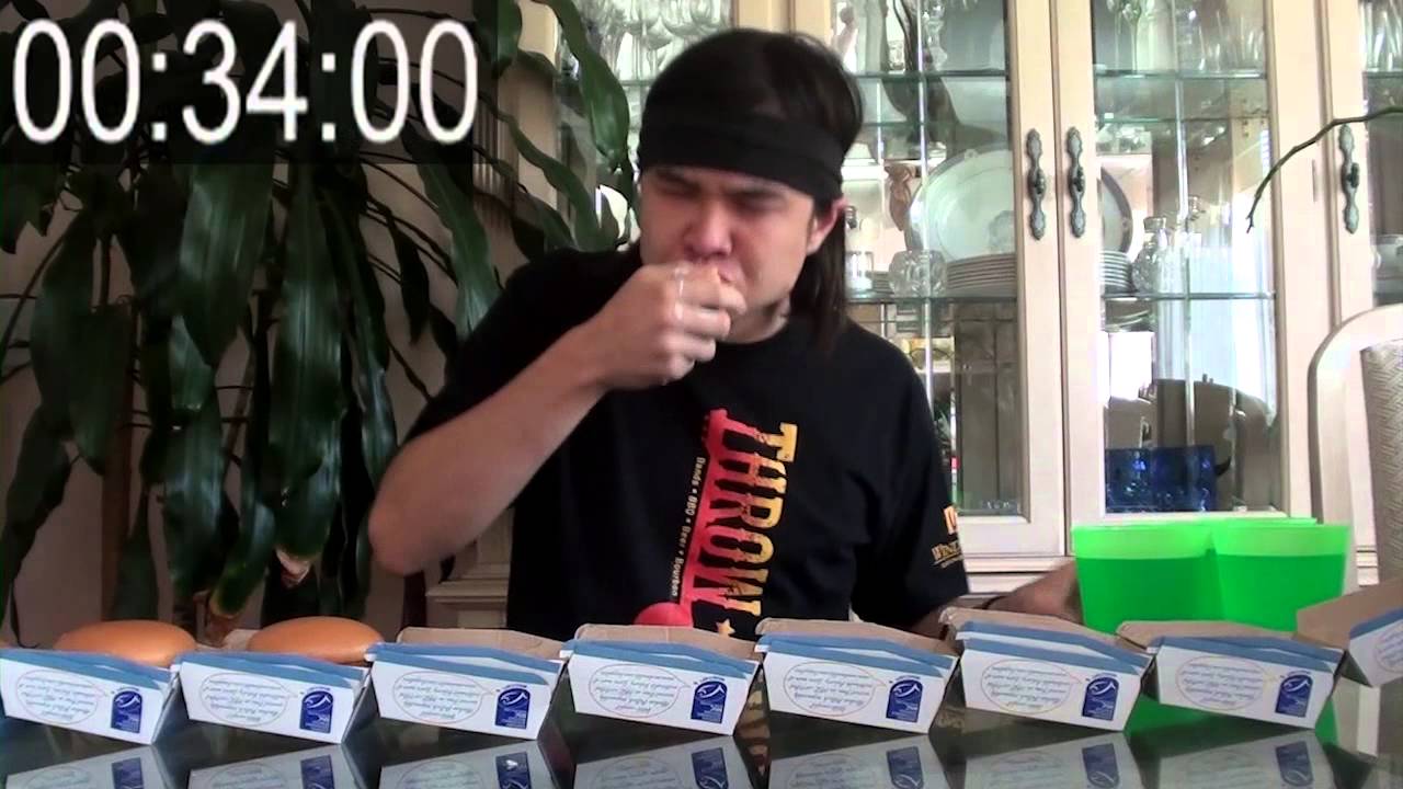8 Filet-O-Fish Eaten in 60 Seconds | Matt Stonie