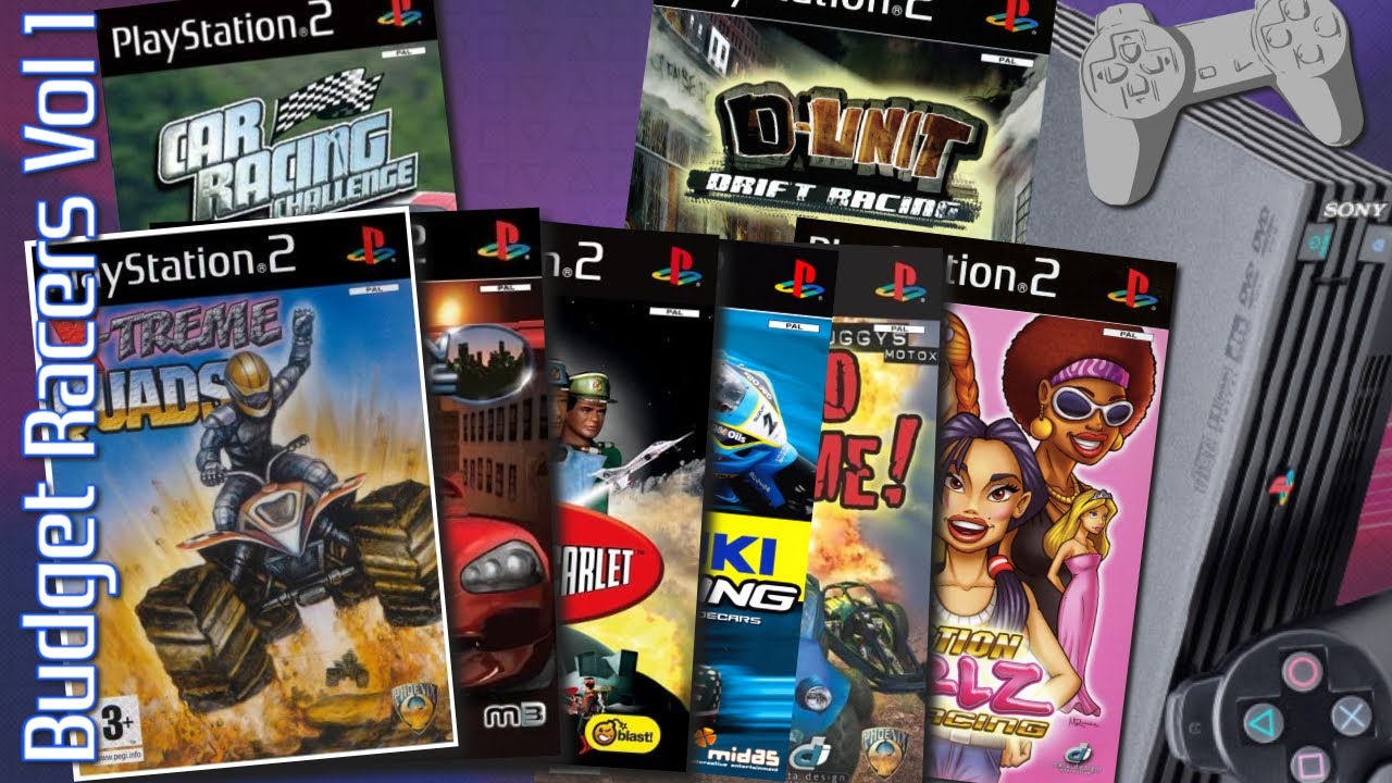 PS2 Budget Racing Games Vol 1 -  A list of unique PS2 Budget Driving Games