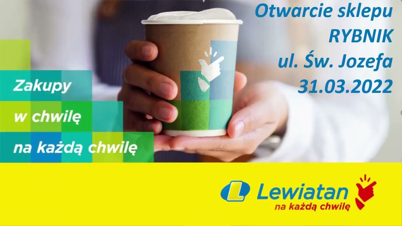 Otwarcie sklepu Lewiatan w chwile w Rybniku Św  Józefa 20220331