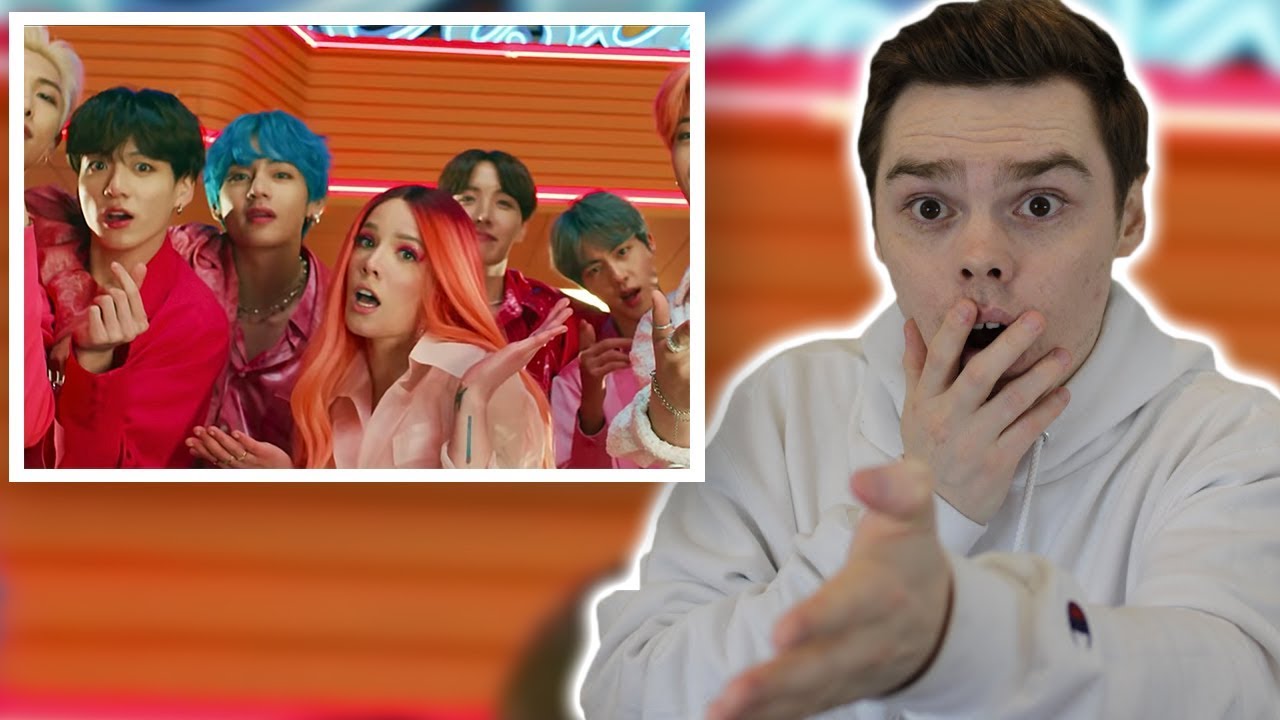 NEVER Listened to BOY WITH LUV - BTS & Halsey | Reaction